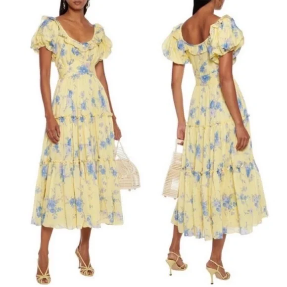 LoveShackFancy Emory Dress in Size 4 - Picture 5 of 14